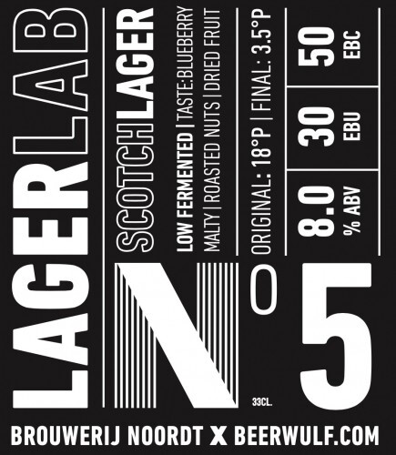 Brouwerij Noordt Lager Lab N° 5 Scotch Lager