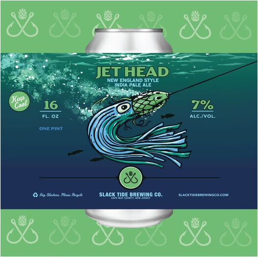 Slack Tide Brewing Company Jet Head