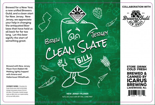 Icarus Brewing Clean Slate