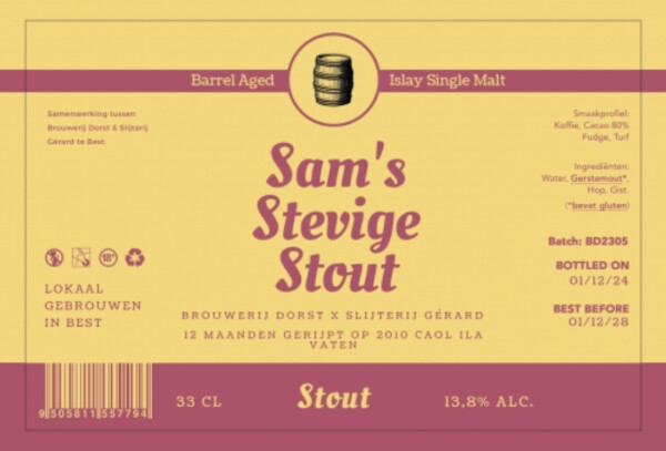 Brouwerij Dorst Sam's Stevige Stout