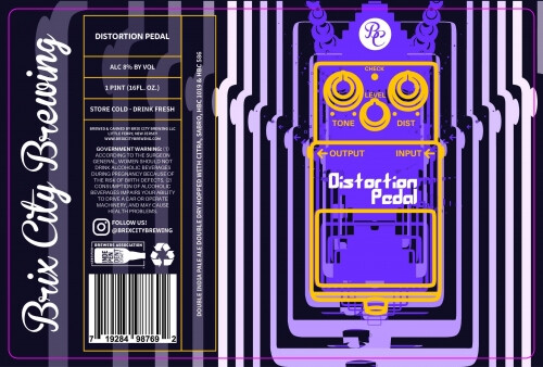 Brix City Brewing Distortion Pedal