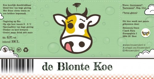 Brouwerij Dorst De Blonte Koe