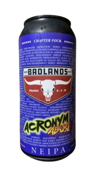 Badlands Brewery Acronym Abuse Chapter Four