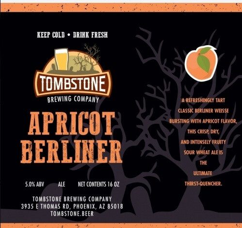 Tombstone Brewing Company Apricot Berliner