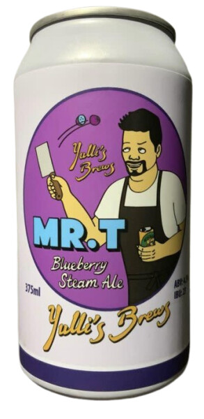Yulli's Brews MR T Blueberry Steam Ale