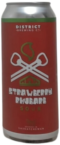 District Brewing Company Strawberry Ruhbarb Sour