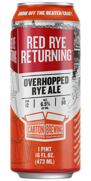 Carton Brewing Red Rye Returning