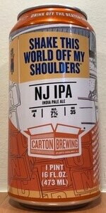 Carton Brewing Shake This World Off My Shoulders