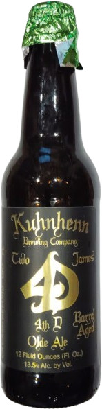 Kuhnhenn Brewing Company Fourth Dementia (4D) Olde Ale - Two James Rye Whiskey Edition