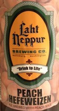 Laht Neppur Brewing Co. Peach Hefeweizen