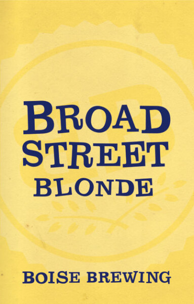 Boise Brewing Broad Street Blonde