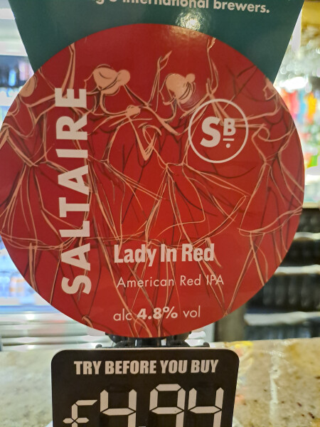 Saltaire Brewery Lady in Red