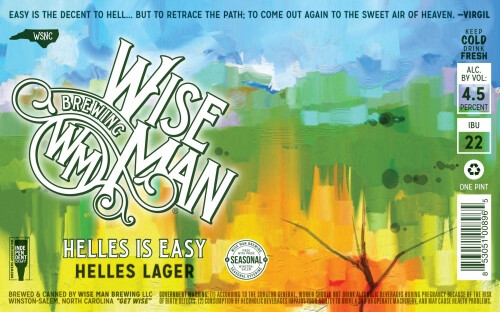 Wise Man Brewing Helles Is Easy