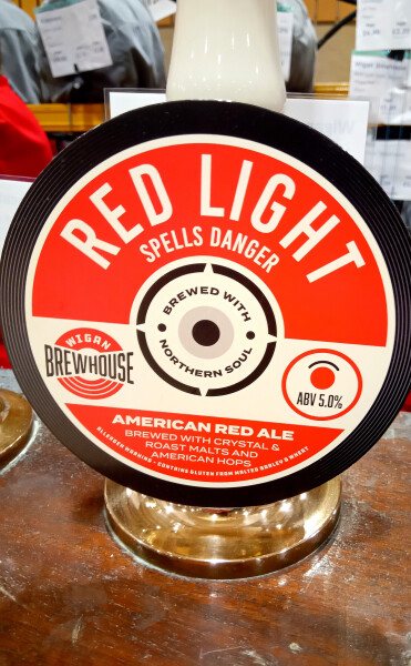 Wigan Brew House Red Light Spells Danger