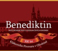 Pivovar Broumov (Olivětínský Opat) Benediktin Nefiltrované
