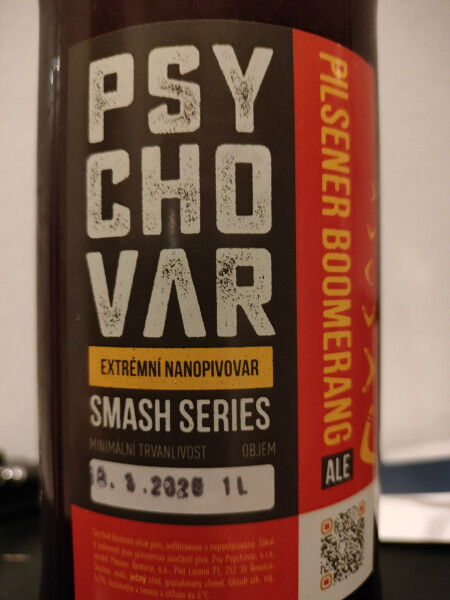Psychovar Pilsener Boomerang Ale
