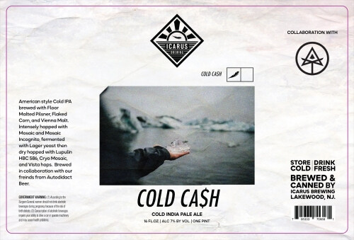 Icarus Brewing Cold Cash