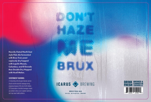 Icarus Brewing Don't Haze Me Brux