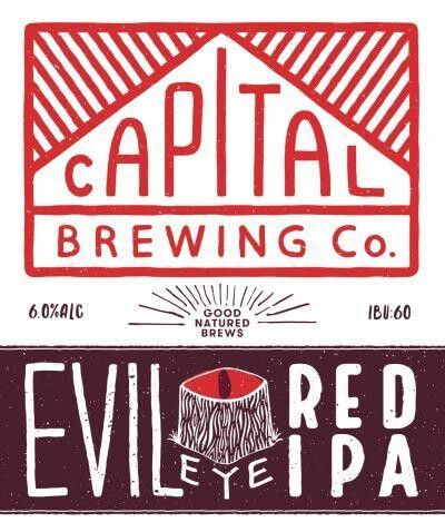 Capital Brewing Co. Evil Eye Red IPA
