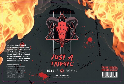 Icarus Brewing Just A Tribute