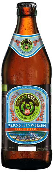 Privatbrauerei Sander Bernsteinweizen Alkoholfrei