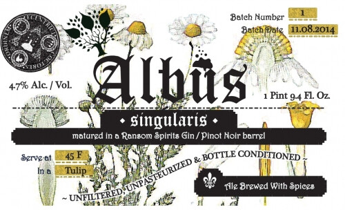 OEC Brewing (Ordinem Ecentrici Coctores) Albus Singularis (Blends #1, #2)