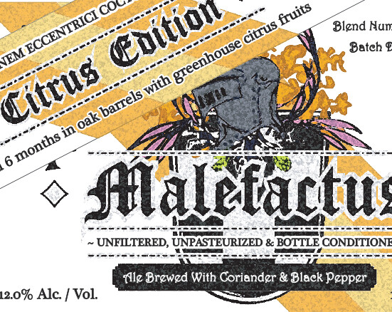 OEC Brewing (Ordinem Ecentrici Coctores) Malefactus - Citrus Edition