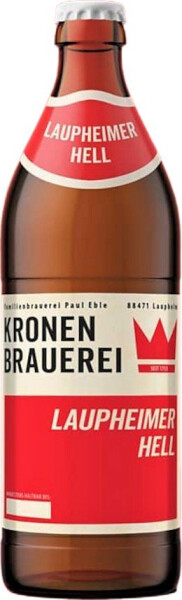 Kronenbrauerei Laupheim (Laupheimer) Kronen Hell