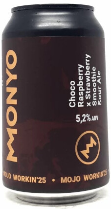 MONYO Brewing Co. MOJO WORKIN'25: Choco Raspberry x Strawberry Smoothie Sour Ale