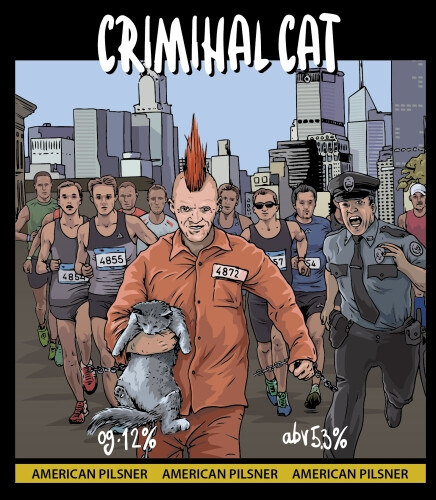 MainStream Brewery Paranoia Criminal Cat