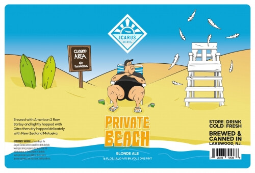 Icarus Brewing Private Beach