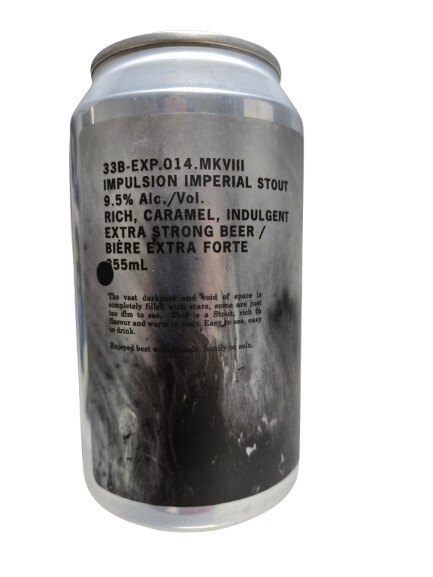 33 Brewing Experiment EXP.014.MkVIII - Impulsion Imperial Stout