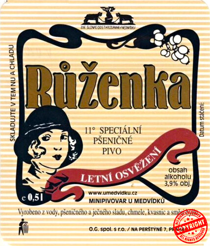 U Medvídků Rouge (Růženka/Rosie)