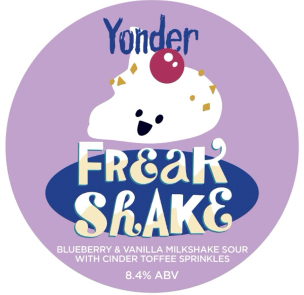 Yonder Brewing and Blending Freak Shake: Blueberry Cinder Toffee