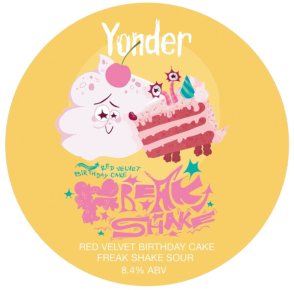 Yonder Brewing and Blending Freak Shake: Red Velvet Birthday Cake