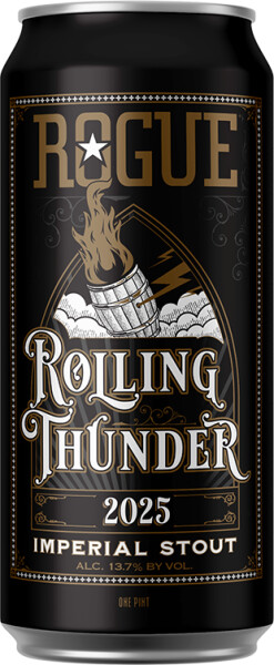 Rogue Ales & Spirits Rolling Thunder Imperial Stout: 9 Month Barrel-Aged