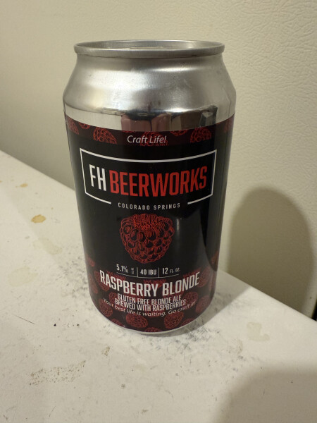 FH Beerworks Raspberry Blonde