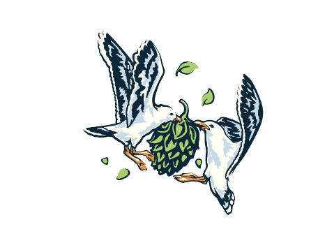 Cape May Brewing Company Double Dry-Hopped Follow the Gull