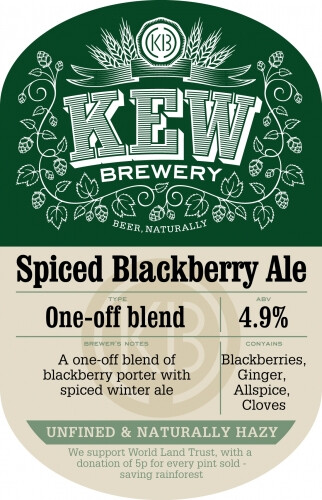 Kew Brewery Spiced Blackberry Ale