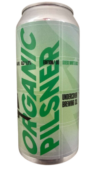 Undercover Brewing Guess Who's Back Organic Pilsner