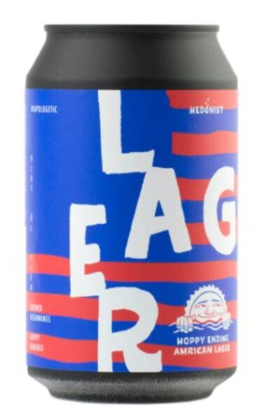 Hedönist Liquid Co. Hoppy Ending American Lager