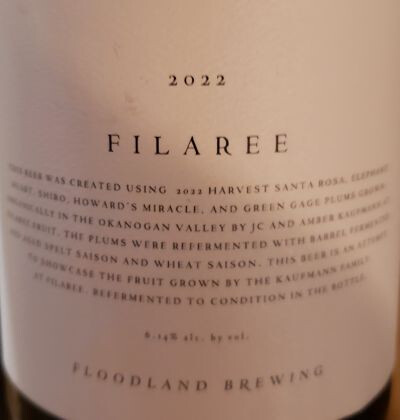 Floodland Brewing Filaree (2022)