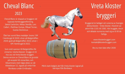 Vreta Kloster Bryggeri Cheval Blanc