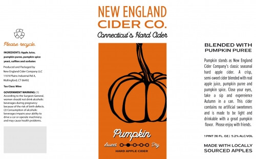 New England Cider Company Pumpkin