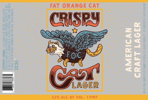Fat Orange Cat Brew Company Crispy Cat