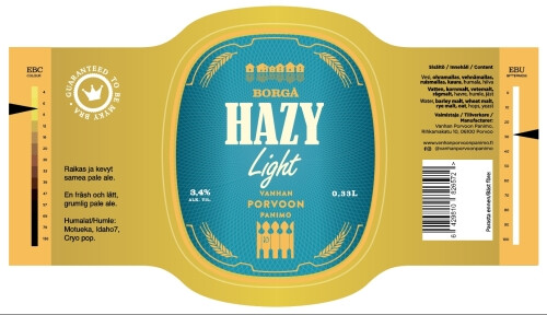 Vanhan Porvoon Panimo Borgå Hazy Light
