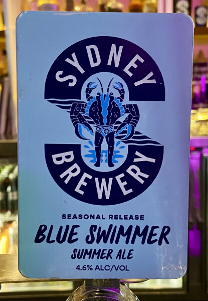 Sydney Brewery Blue Swimmer
