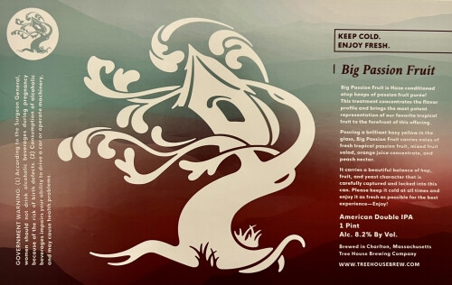 Tree House Brewing Company Big Passion Fruit