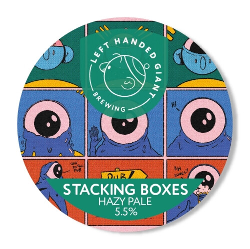 Left Handed Giant Brewing Co. Stacking Boxes