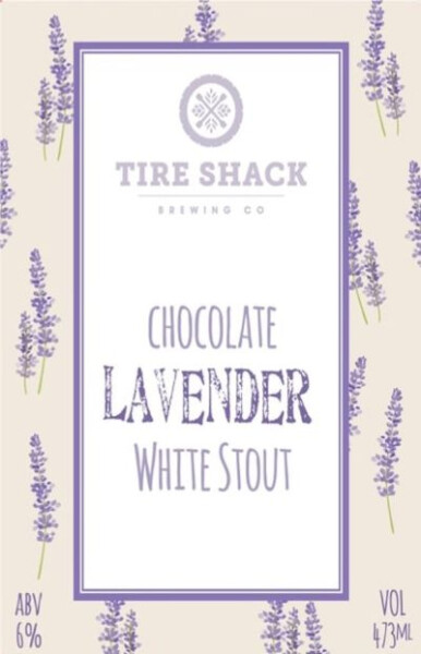 Tire Shack Brewing Co. Chocolate Lavender White Stout
